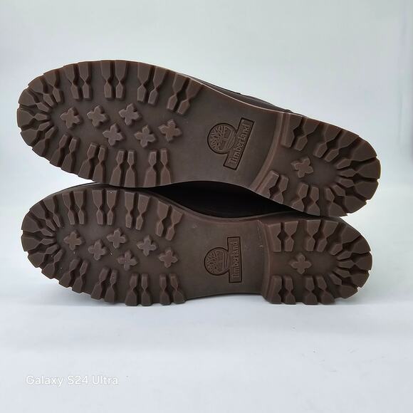 Timberland Brown Leather 6" Bootie Gore-Tex Waterproof Lace Up Boots Women's 7M - Picture 8 of 11